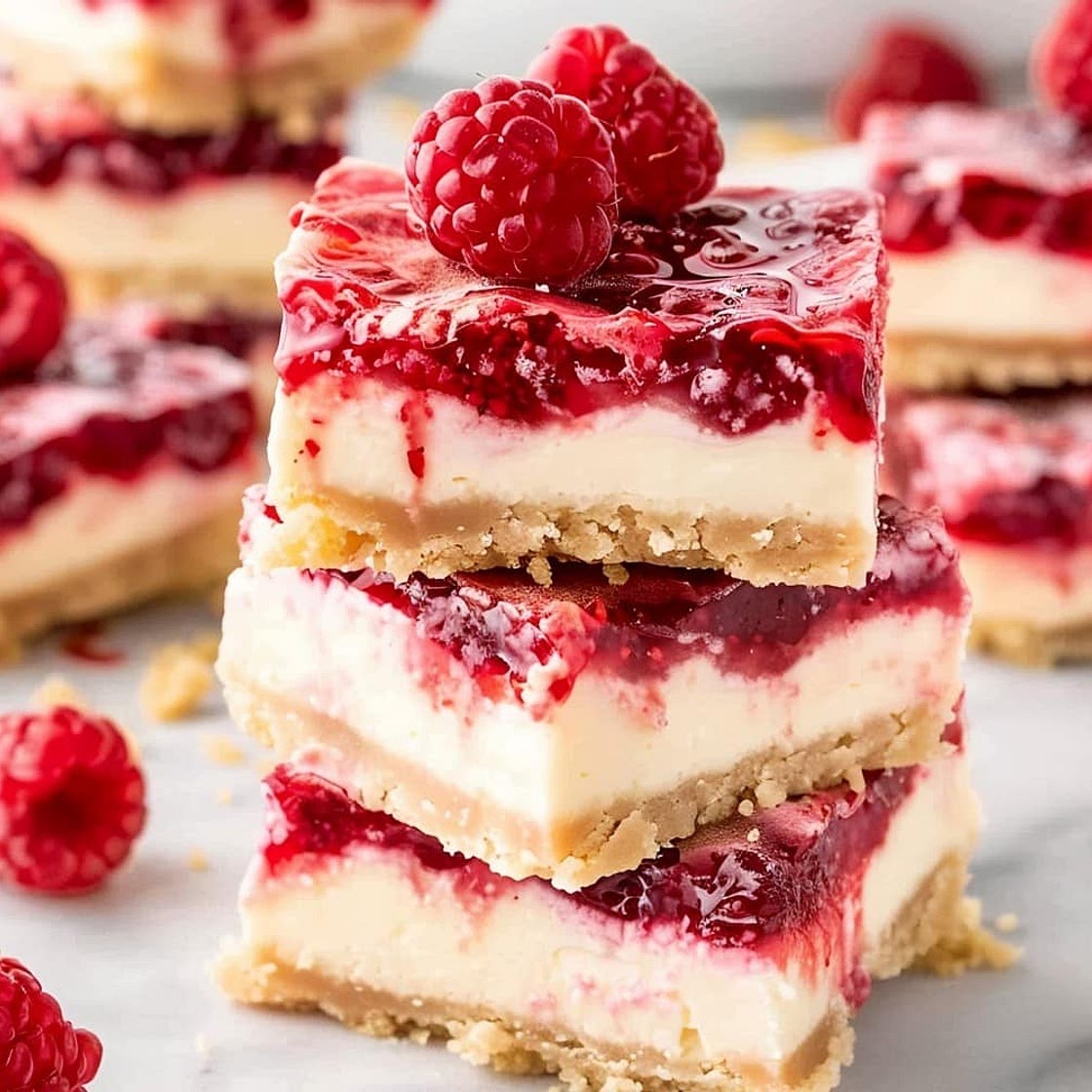Raspberry Cheesecake Bars