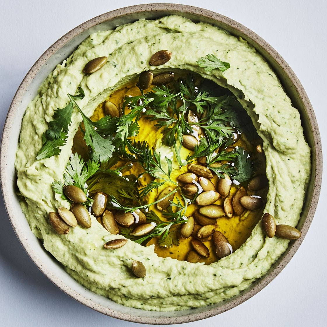 Herby Avocado Hummus