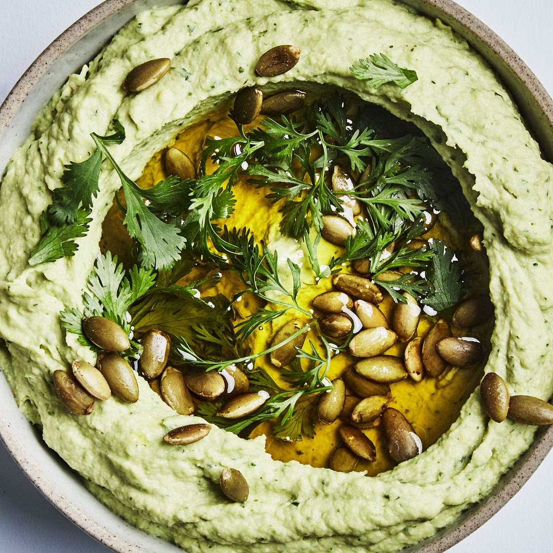 Herby Avocado Hummus