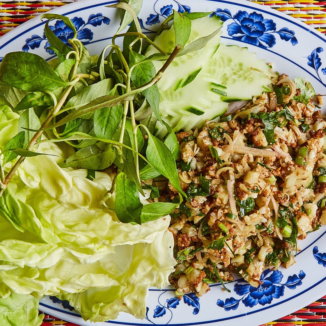 Roasted Cauliflower Larb