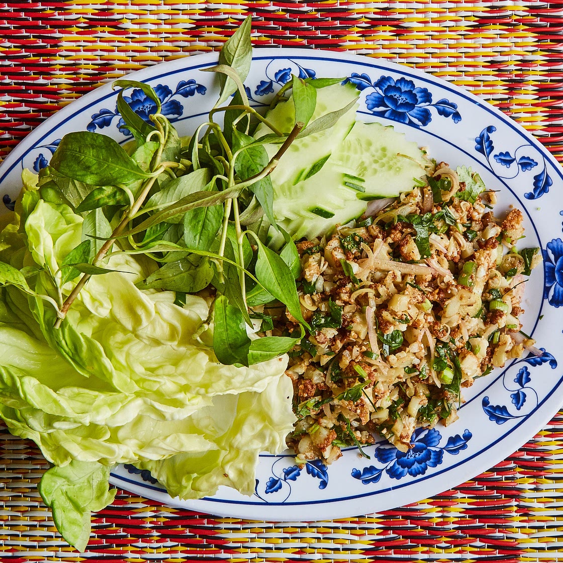 Roasted Cauliflower Larb
