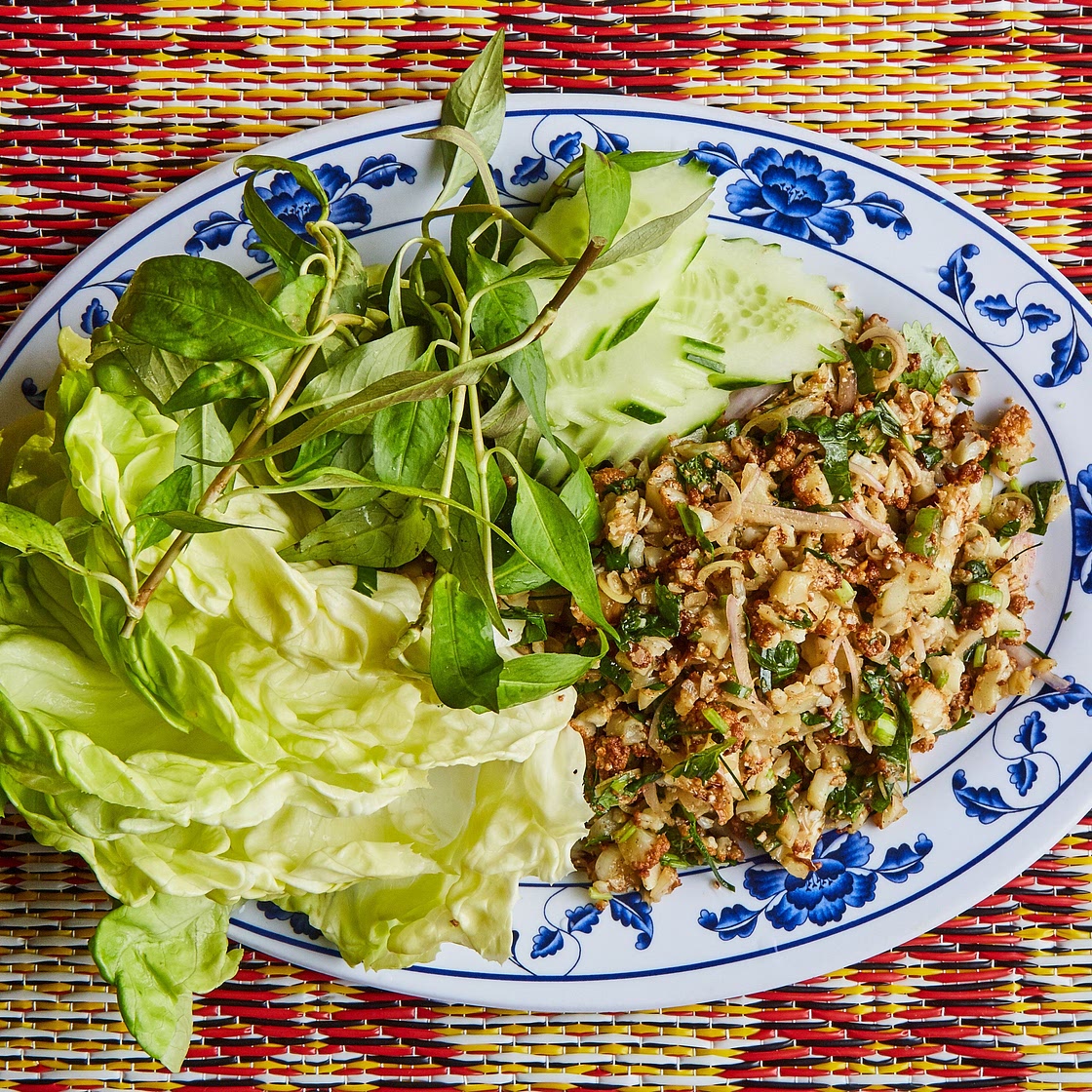 Roasted Cauliflower Larb