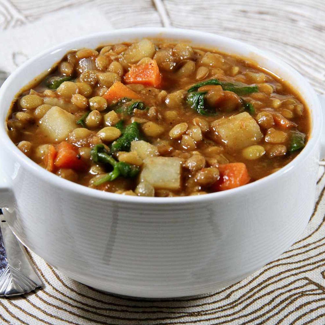 Slow Cooker Mediterranean Lentil Stew
