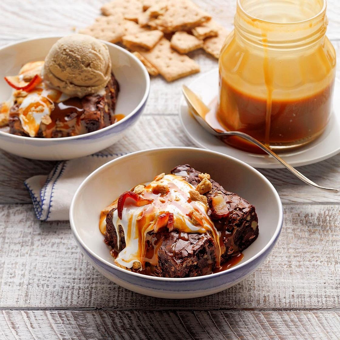 S’more Bacon Brownies