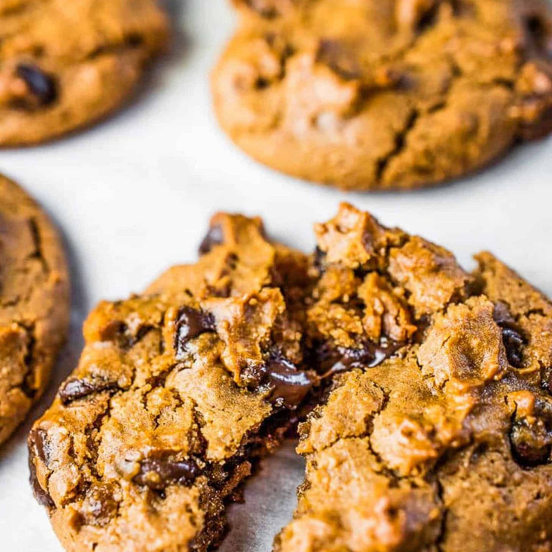 Flourless Chickpea Peanut Butter Cookies Recipe