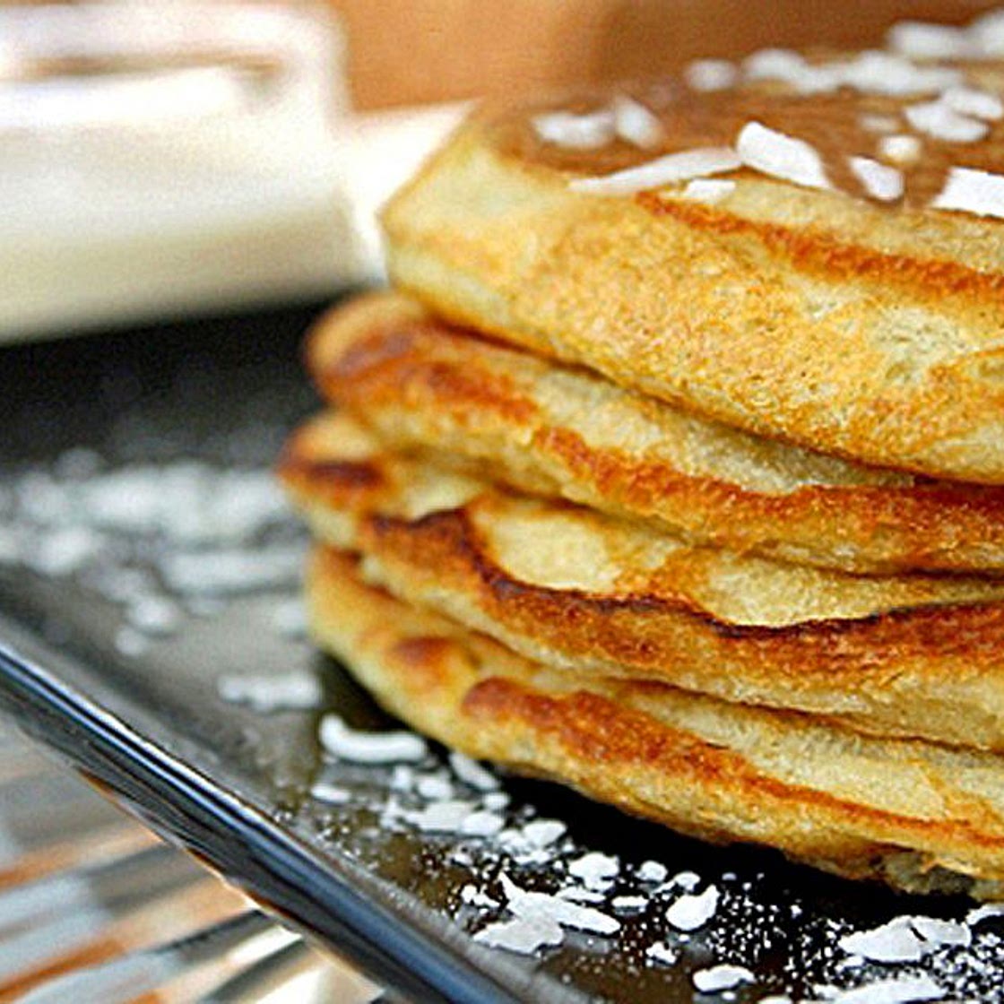 Homemade Coconut Pancakes Recipe