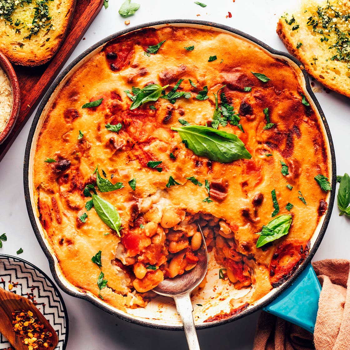 Cheesy Vegan Pizza Beans (30 Minutes!)