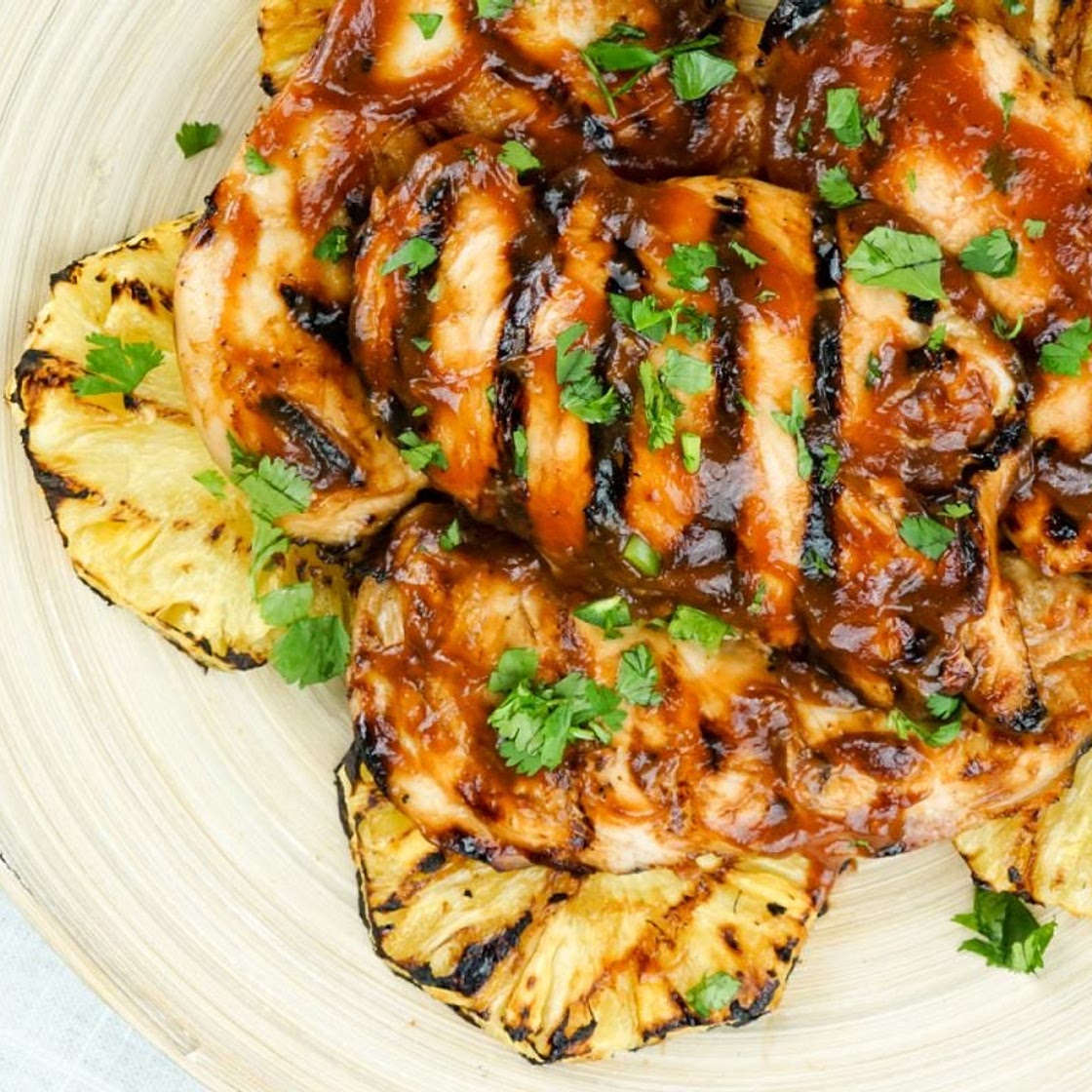 Grilled Pineapple Barbecue Chicken
