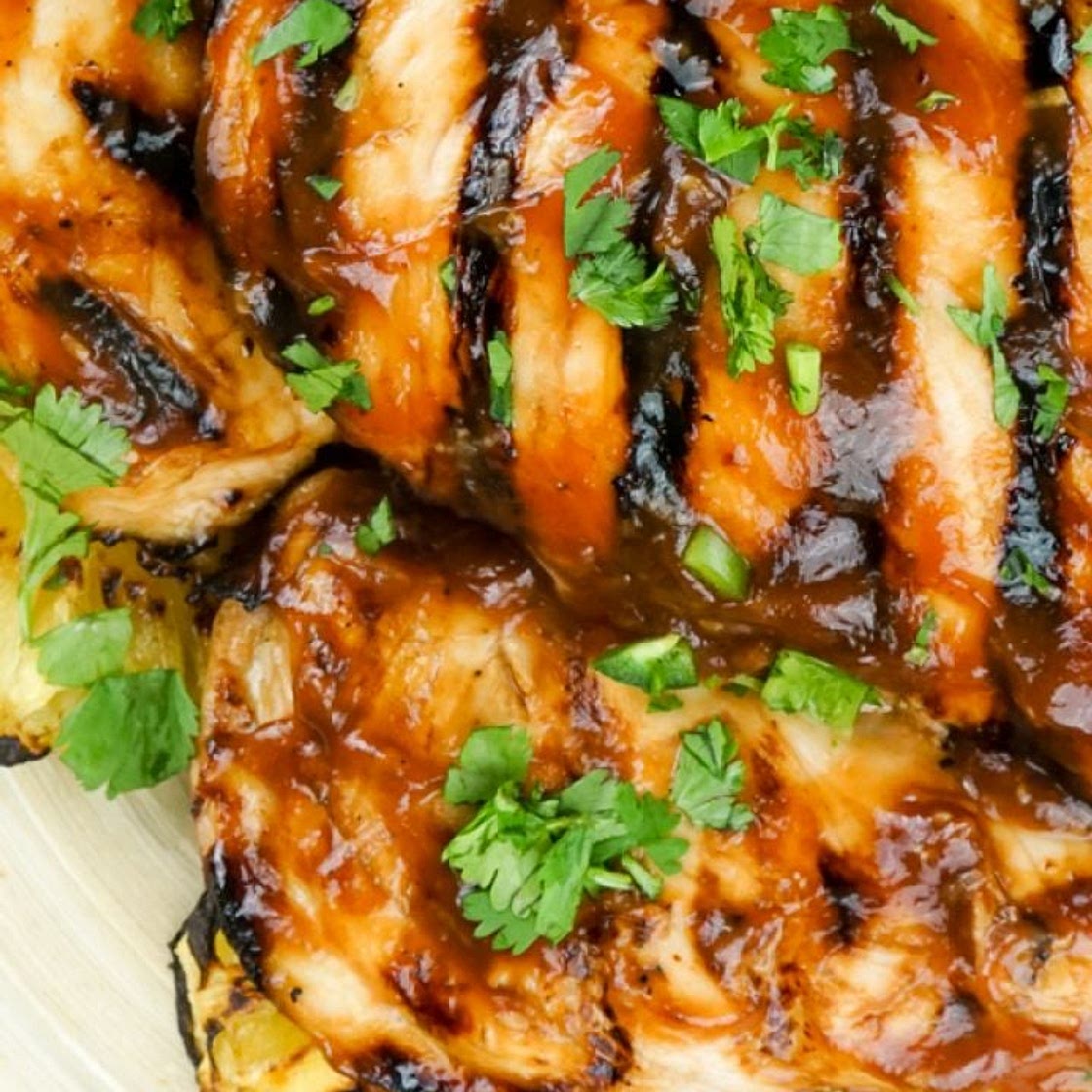 Grilled Pineapple Barbecue Chicken
