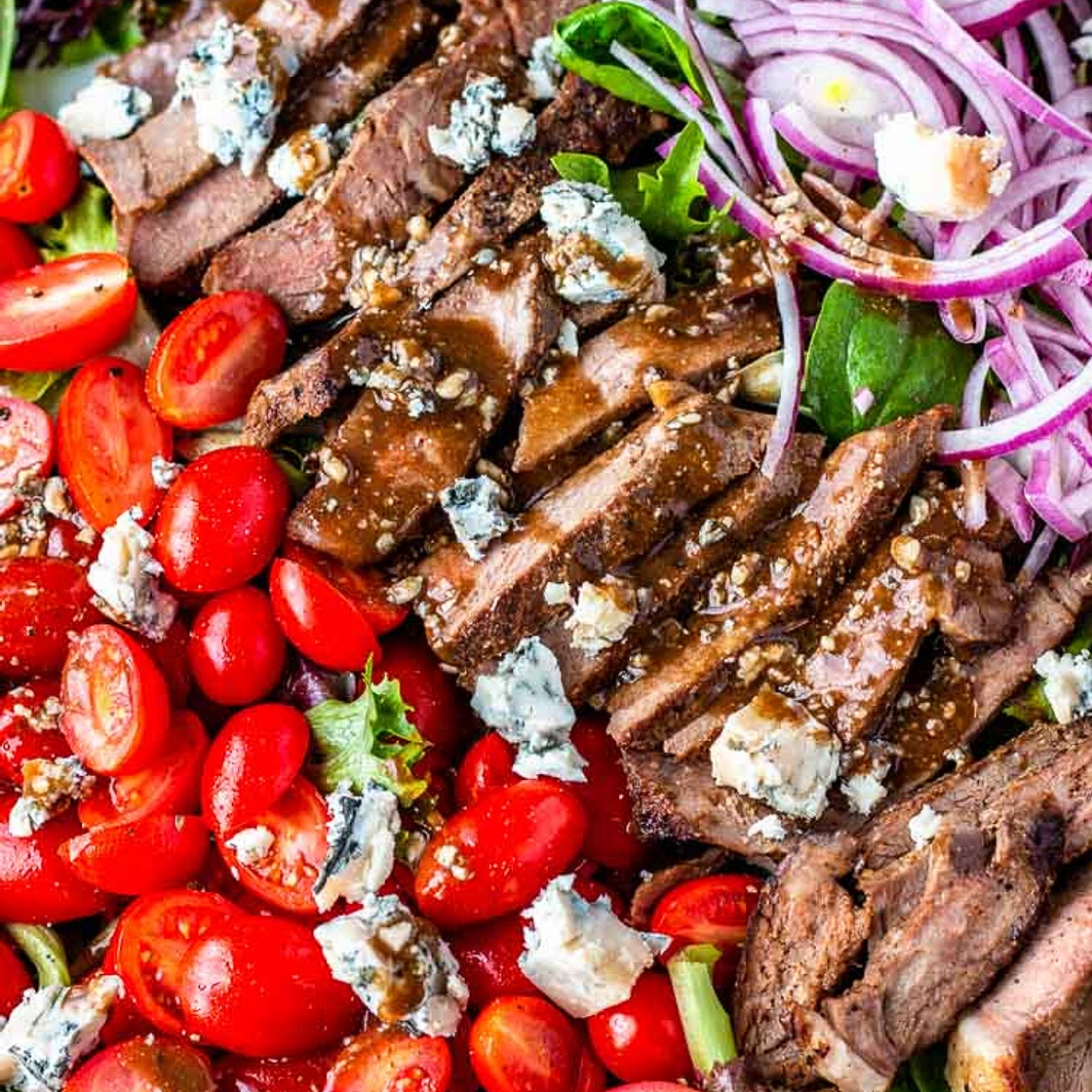 Steak and Blue Cheese Salad