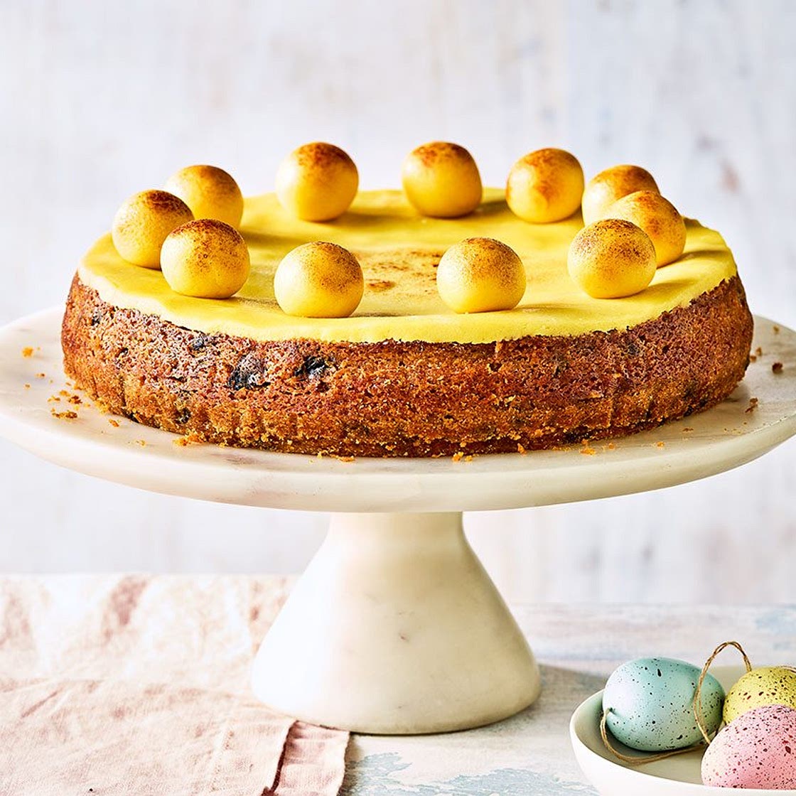 Vegan simnel cake