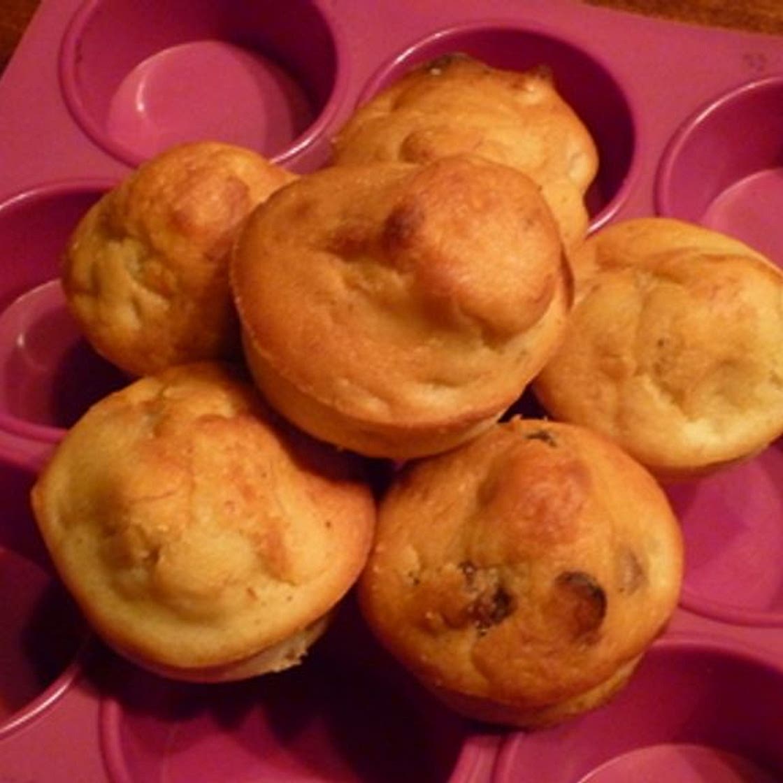Muffins moelleux banane et orange, sans matière grasse