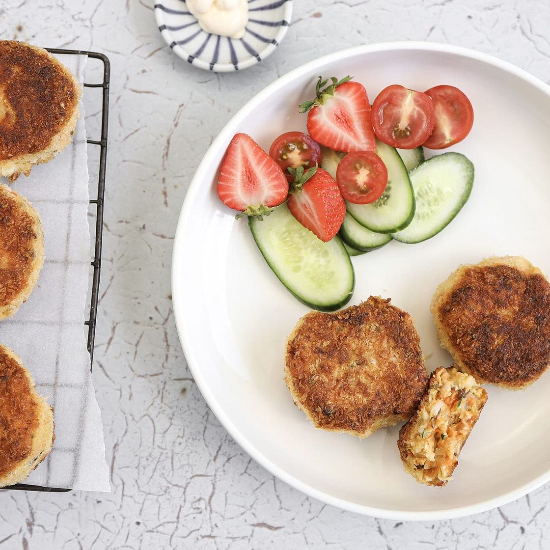 Chicken and lentil patties recipe