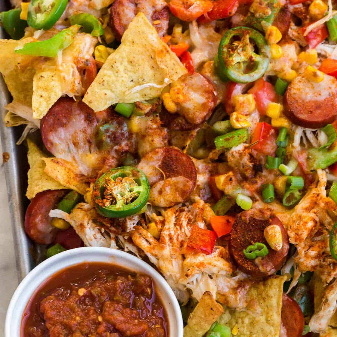 Cajun Chicken Nachos