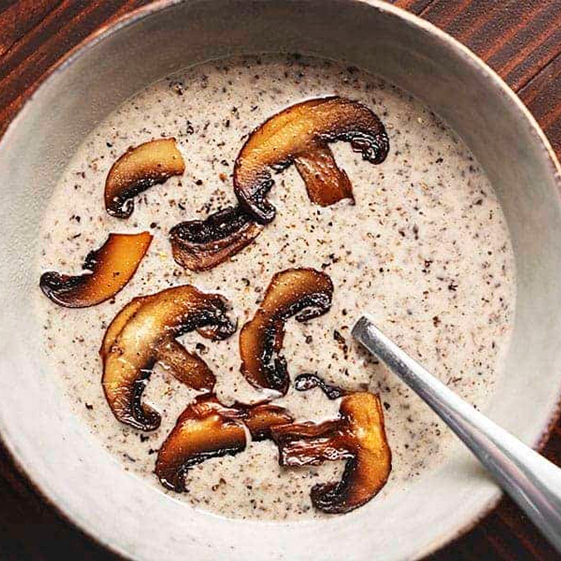 Keto Cream of Mushroom Soup