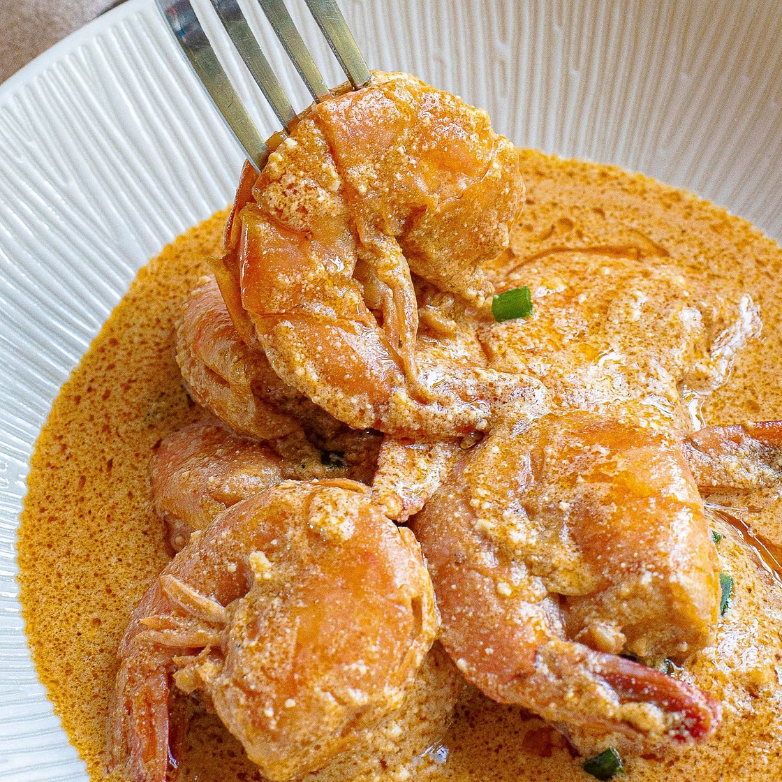 Creamy Barbeque Shrimp
