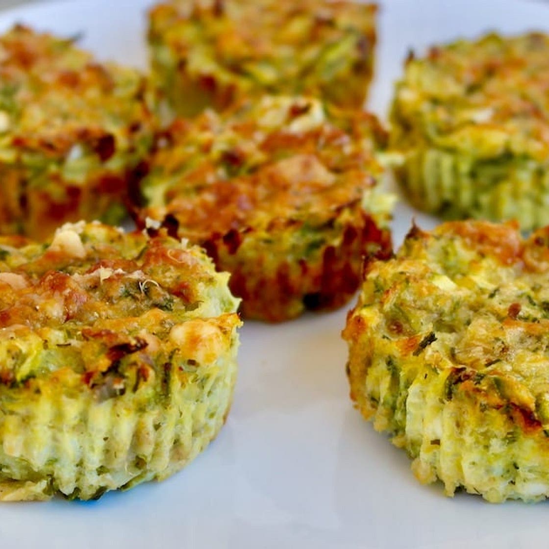 Greek Style Zucchini and Feta Muffins