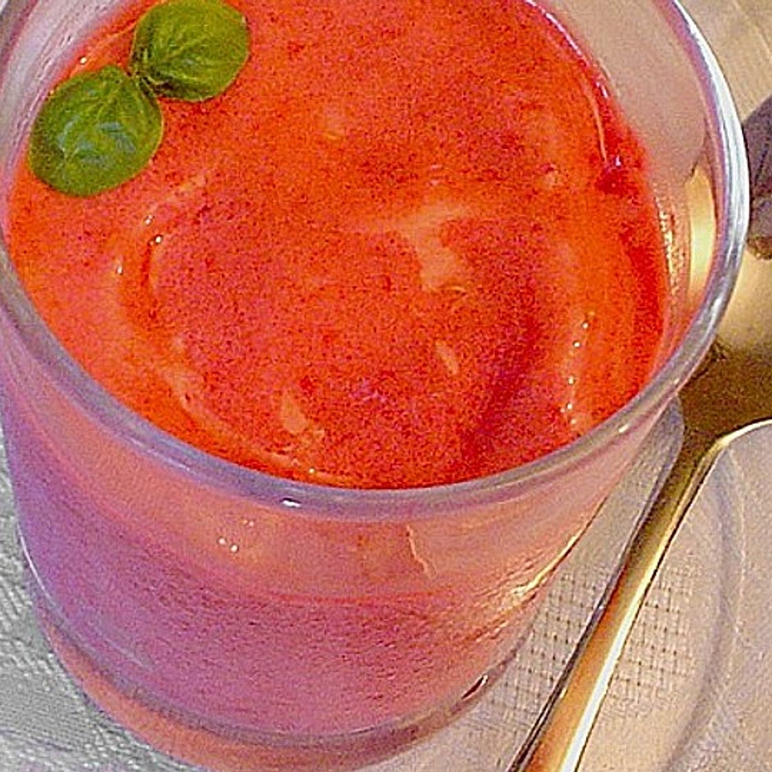 Himbeereis für Diabetiker