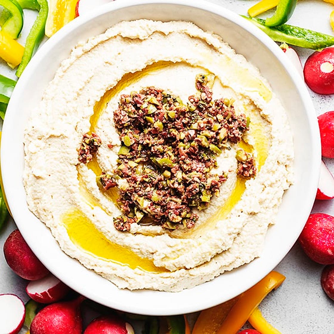 Easy Keto Cauliflower Hummus - 4 Net Carbs!