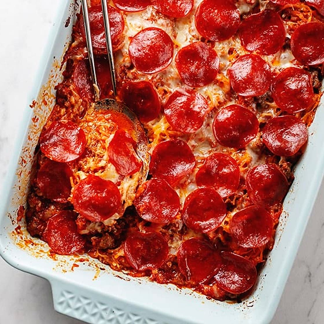 Meat Lovers Spaghetti Squash Casserole