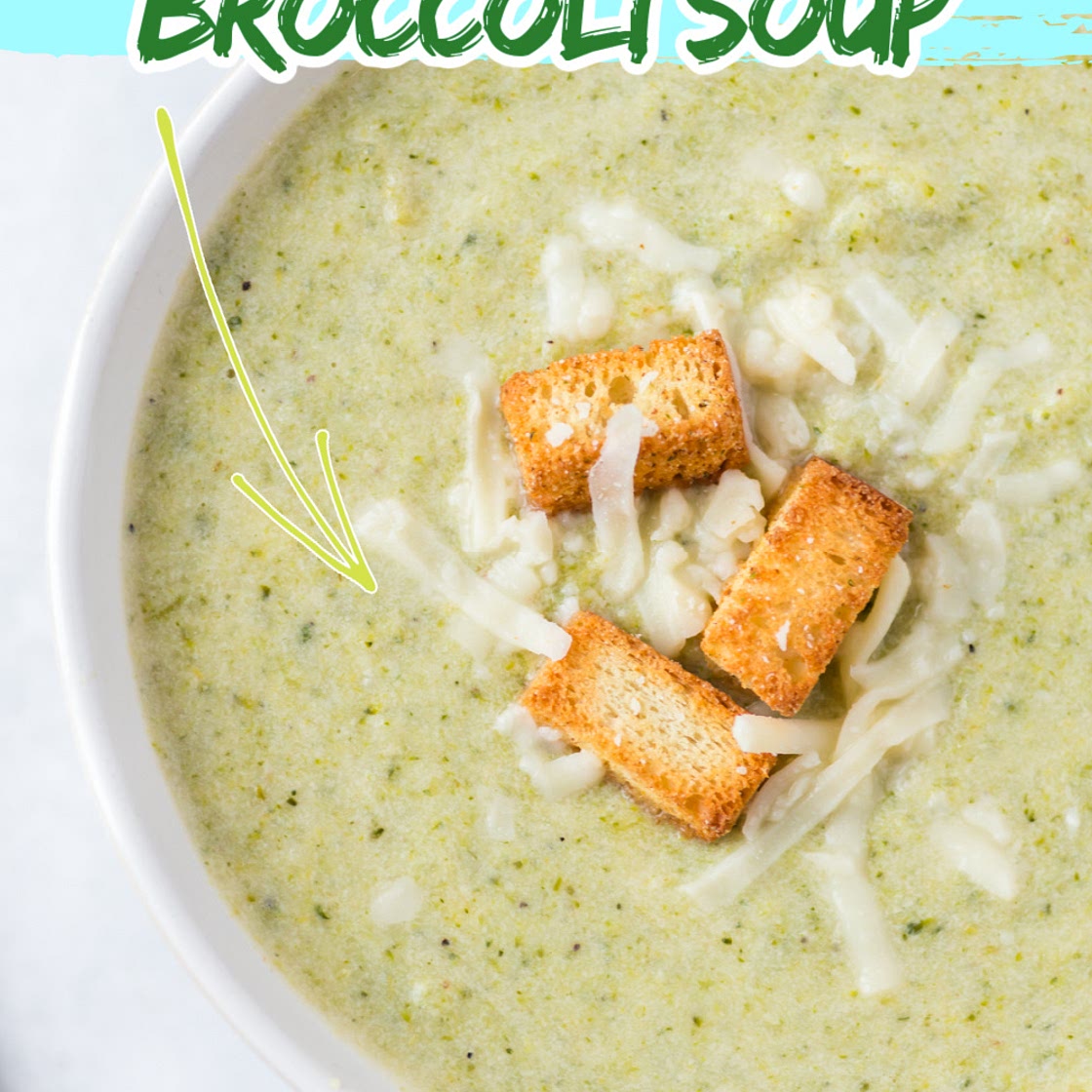 Cheesy Creamy Broccoli Soup