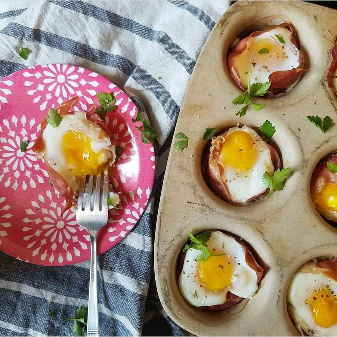 PROSCIUTTO EGG CUPS
