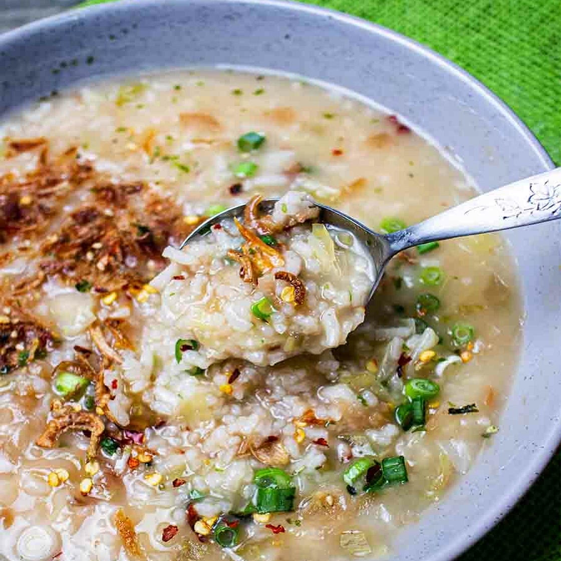 Quick & Easy Vegan Congee Recipe(Rice Porridge/Jook)