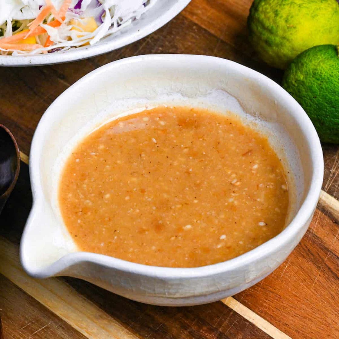 60 Second Miso Salad Dressing with Yuzu
