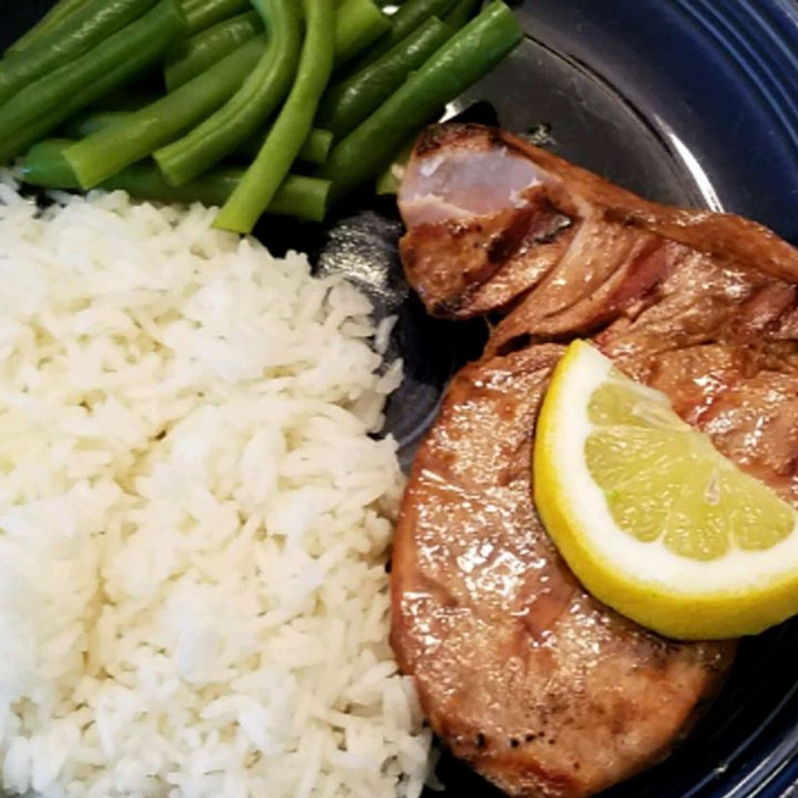 Grilled Yellowfin Tuna with Marinade