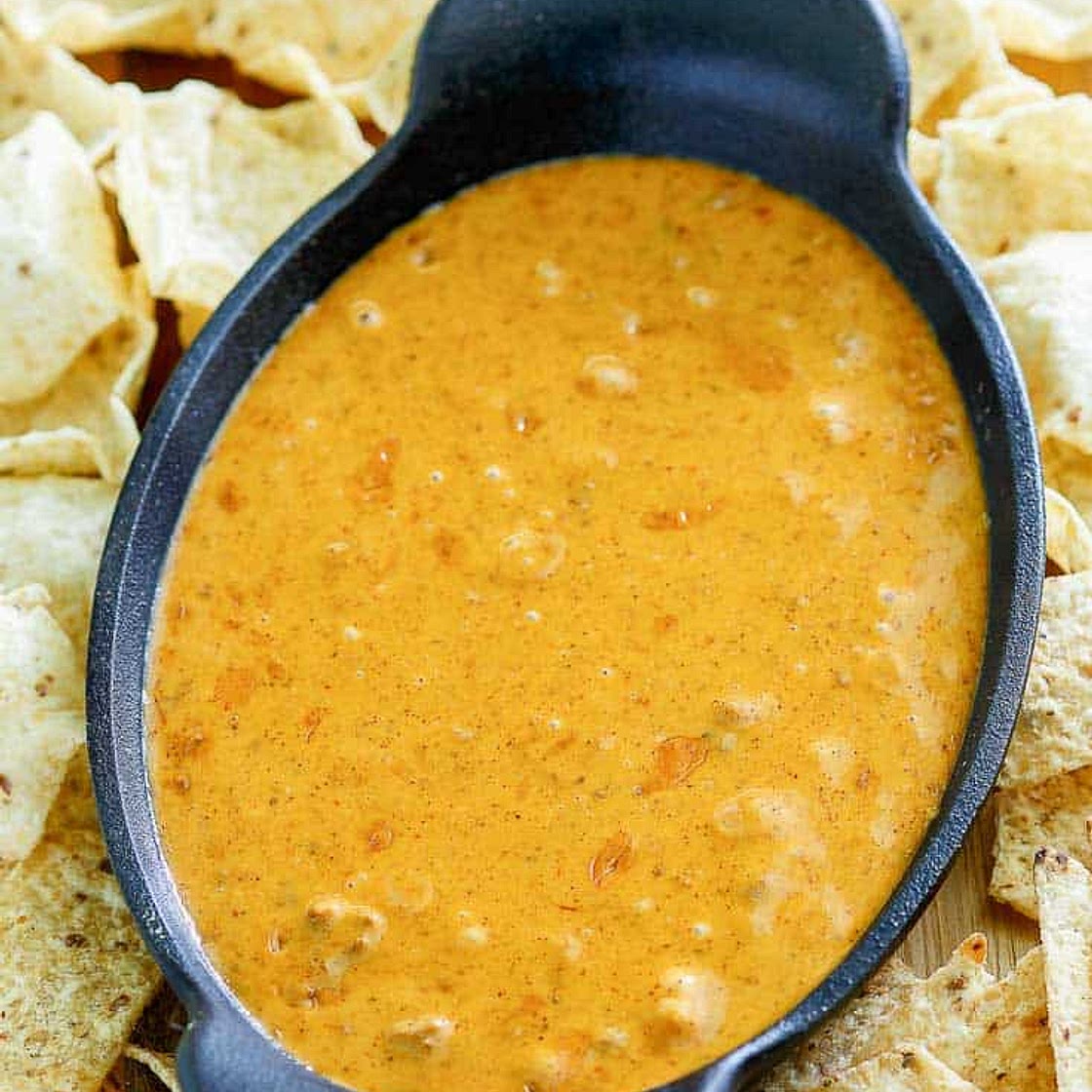 Authentic Two-Ingredient Chili's Skillet Queso (Copycat Recipe)