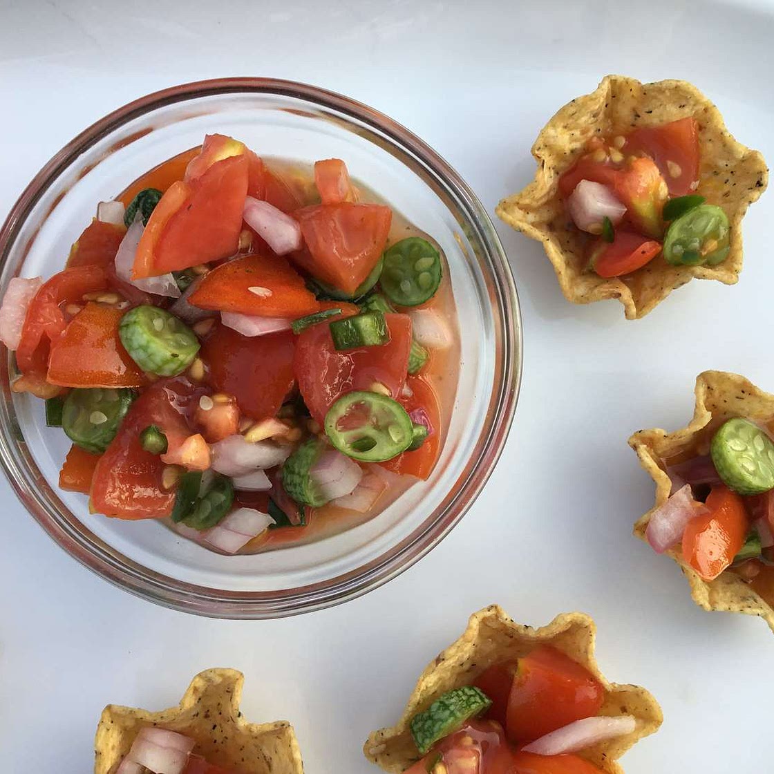 Tomato and Cucamelon Salsa
