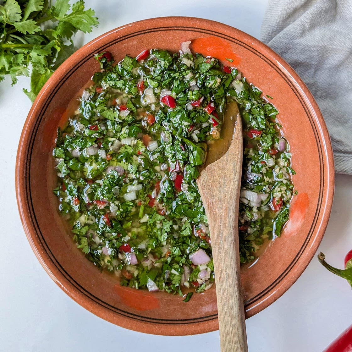 Chimichurri with Cilantro