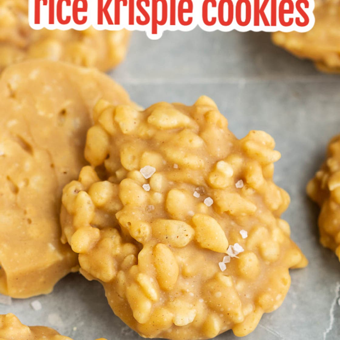 Peanut Butter Rice Krispie Cookies