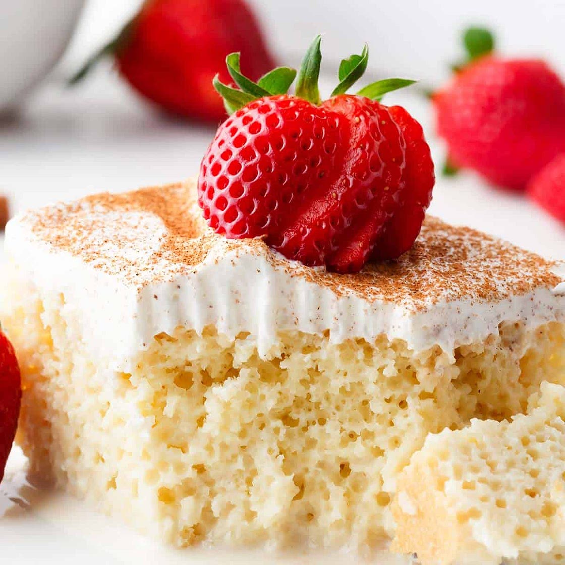 Tres Leches Cake with Cake Mix