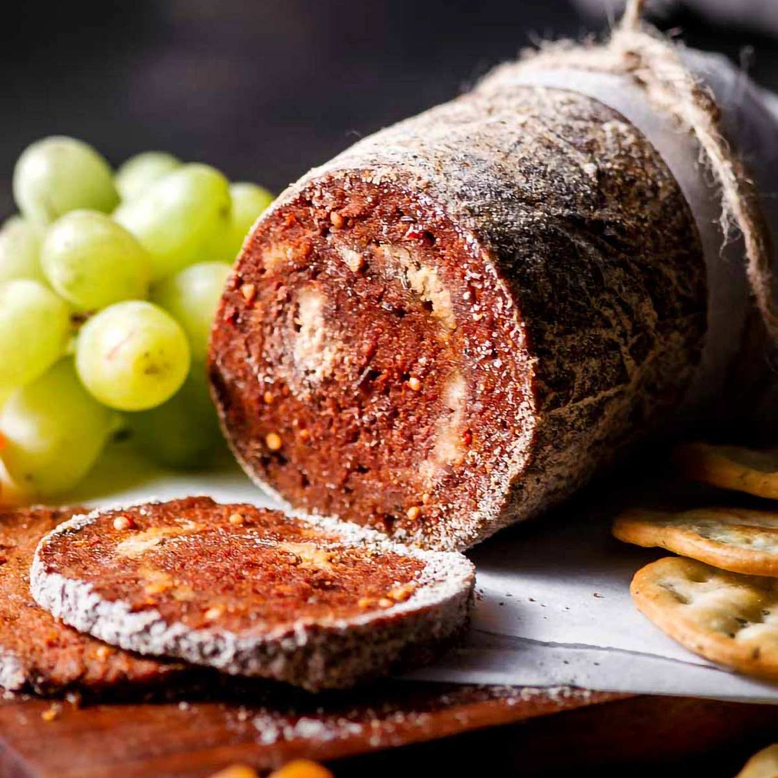 Homemade Vegan Salami