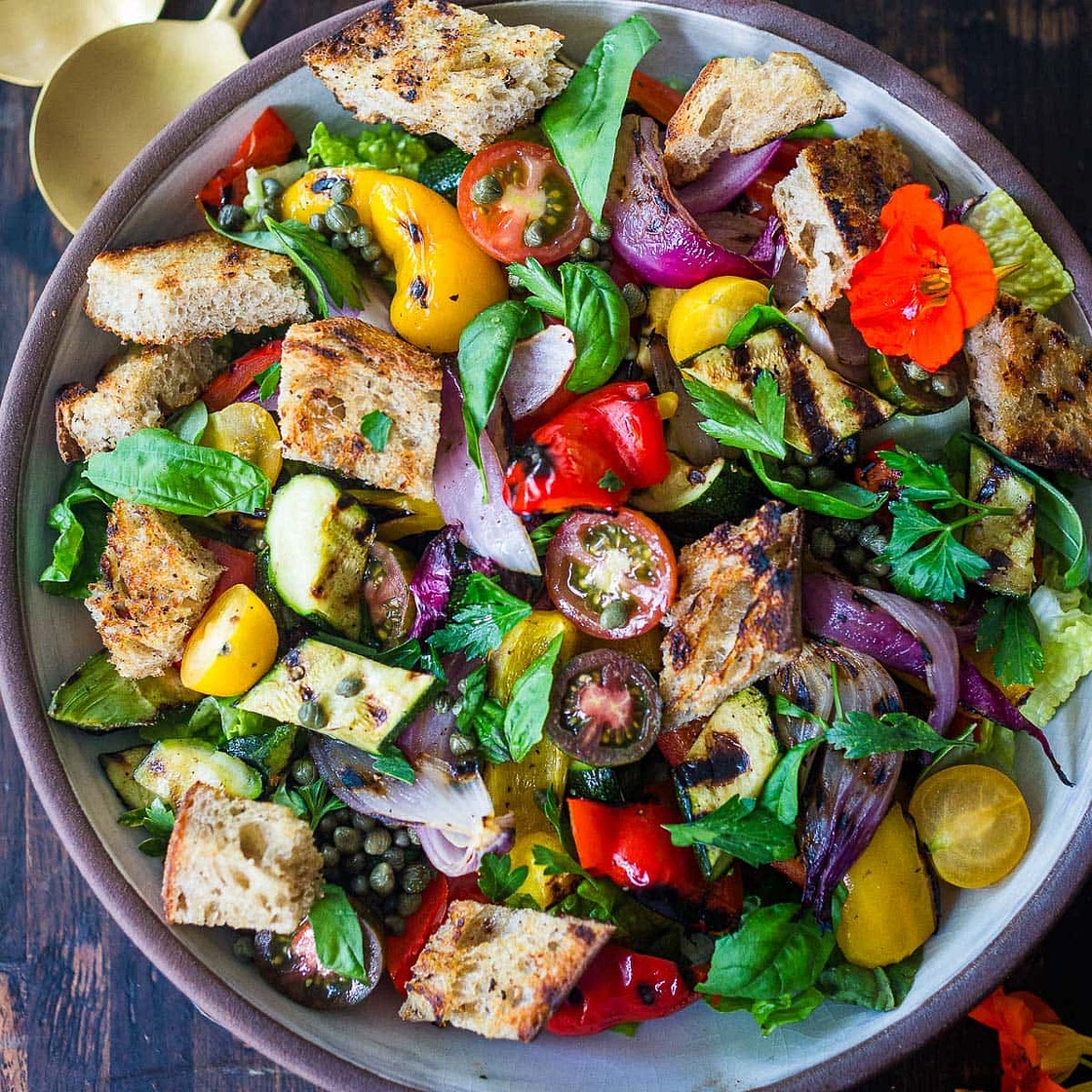 Grilled Panzanella Salad