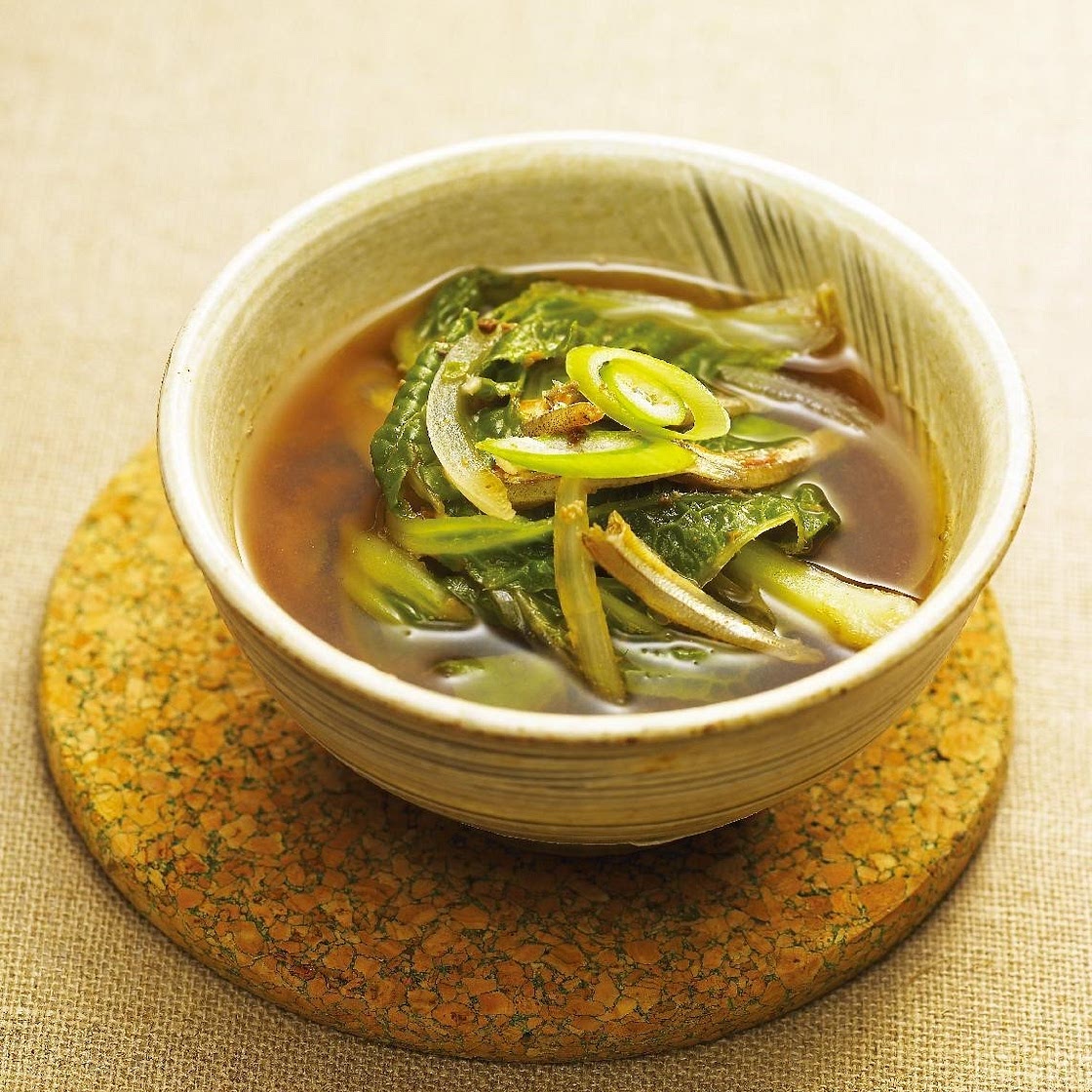 봄동멸치된장국 만드는 법