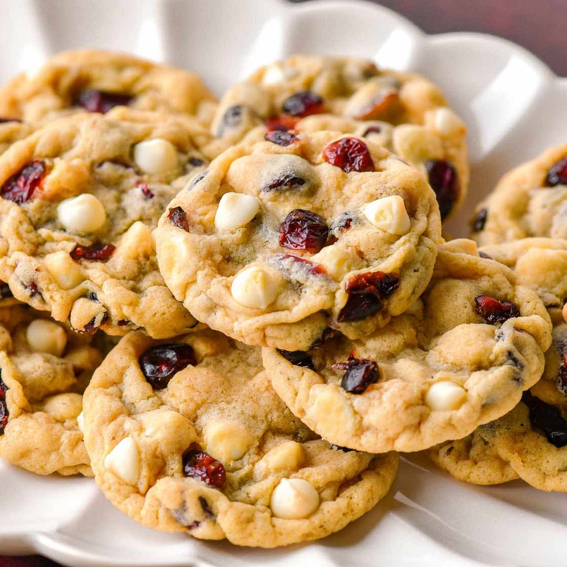 White Chocolate Cranberry Cookies