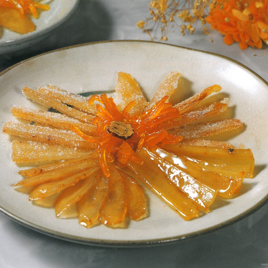 도라지정과 · 우엉정과