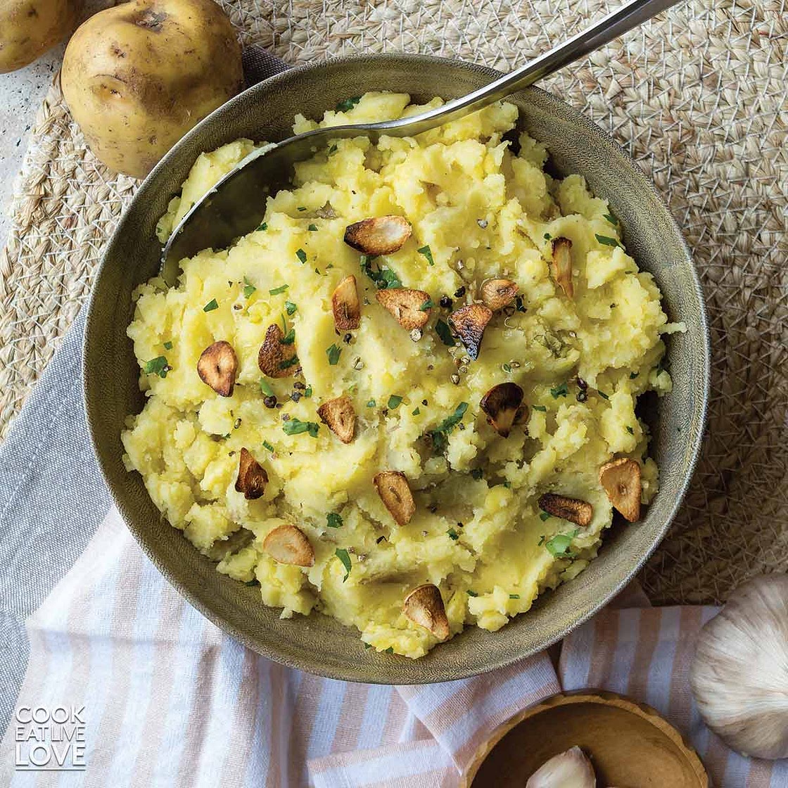 Mashed Potatoes Without Butter