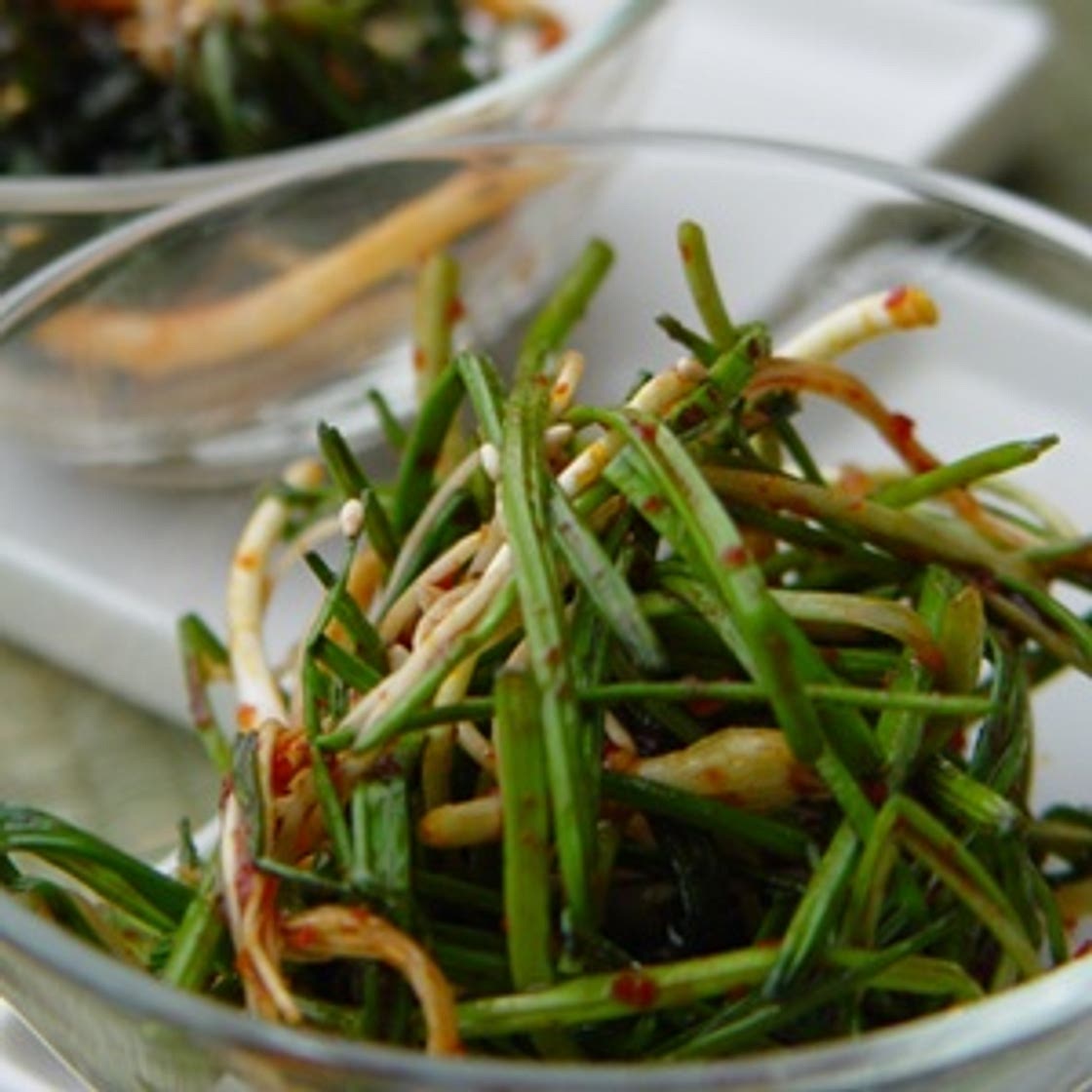 달래무침과냉이나물