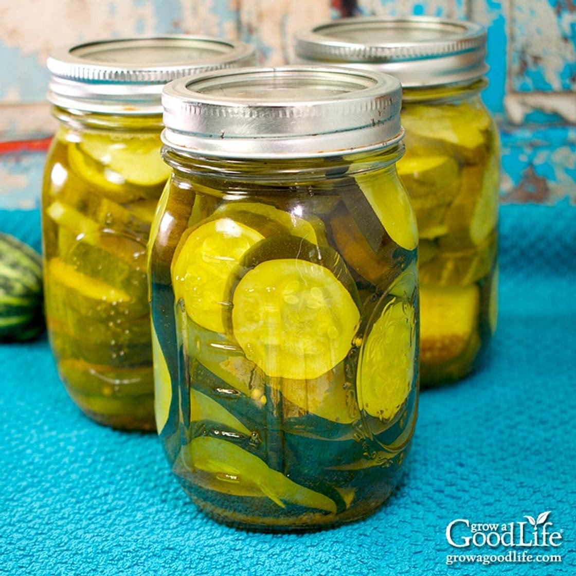 Sweet and Sour Zucchini Pickles