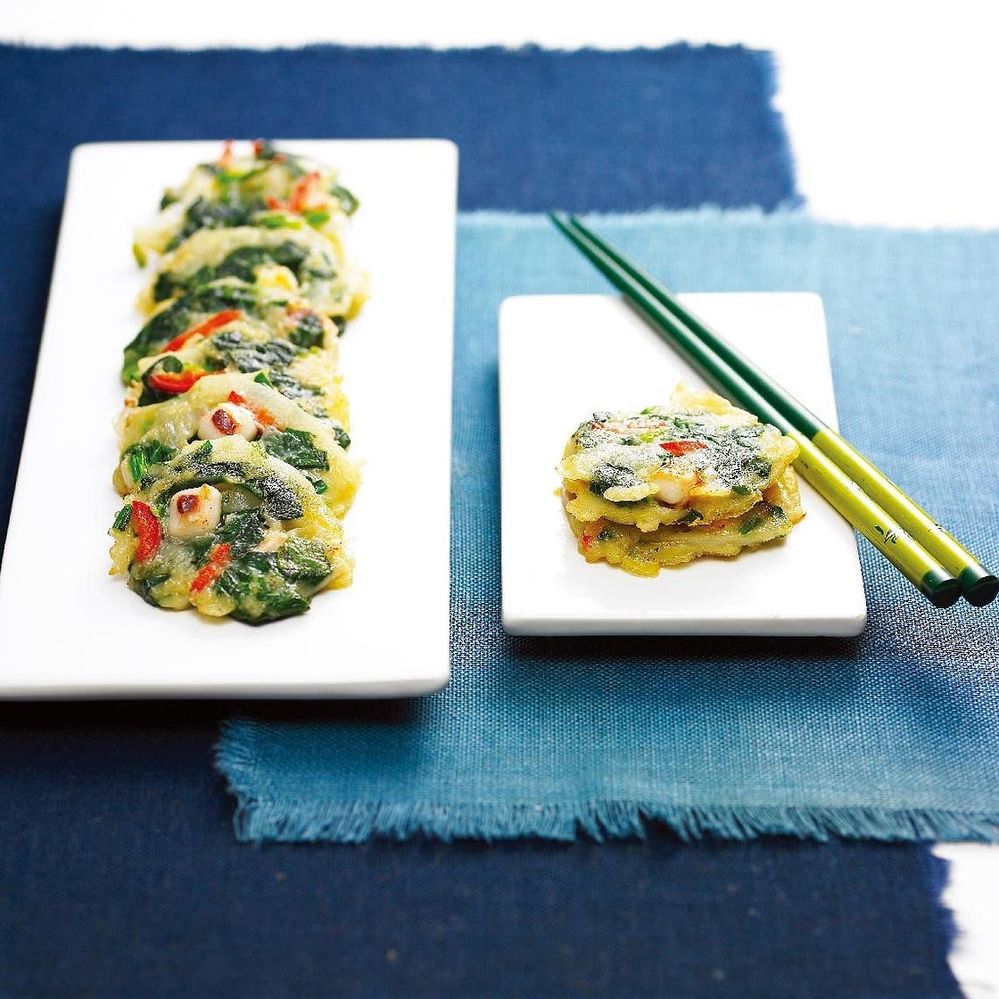 시금치다진오징어전 만드는 법