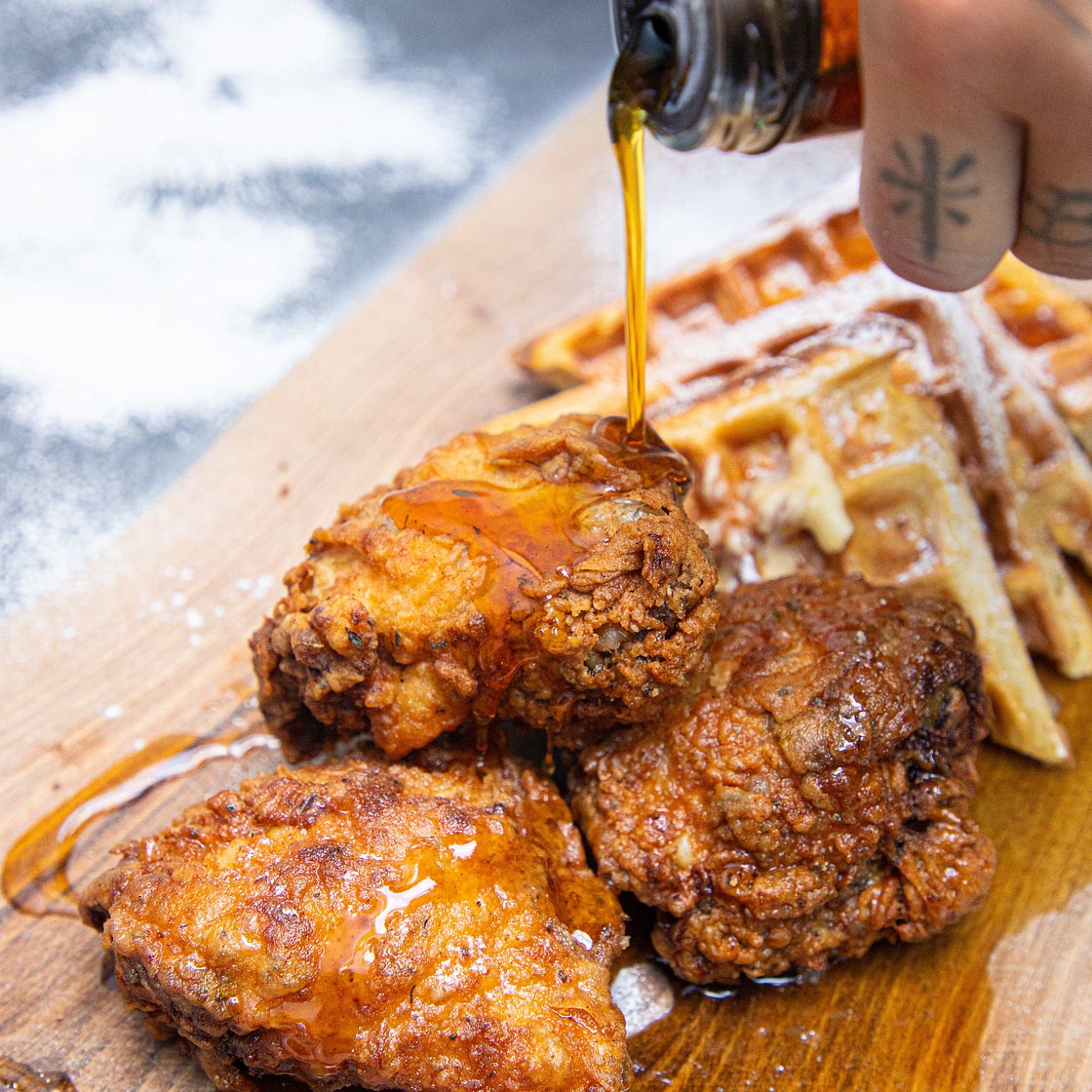 Chicken & Waffles by Sweet Chick