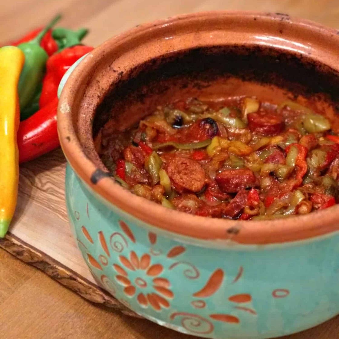 Σπετσοφάι σε πήλινο Low-carb