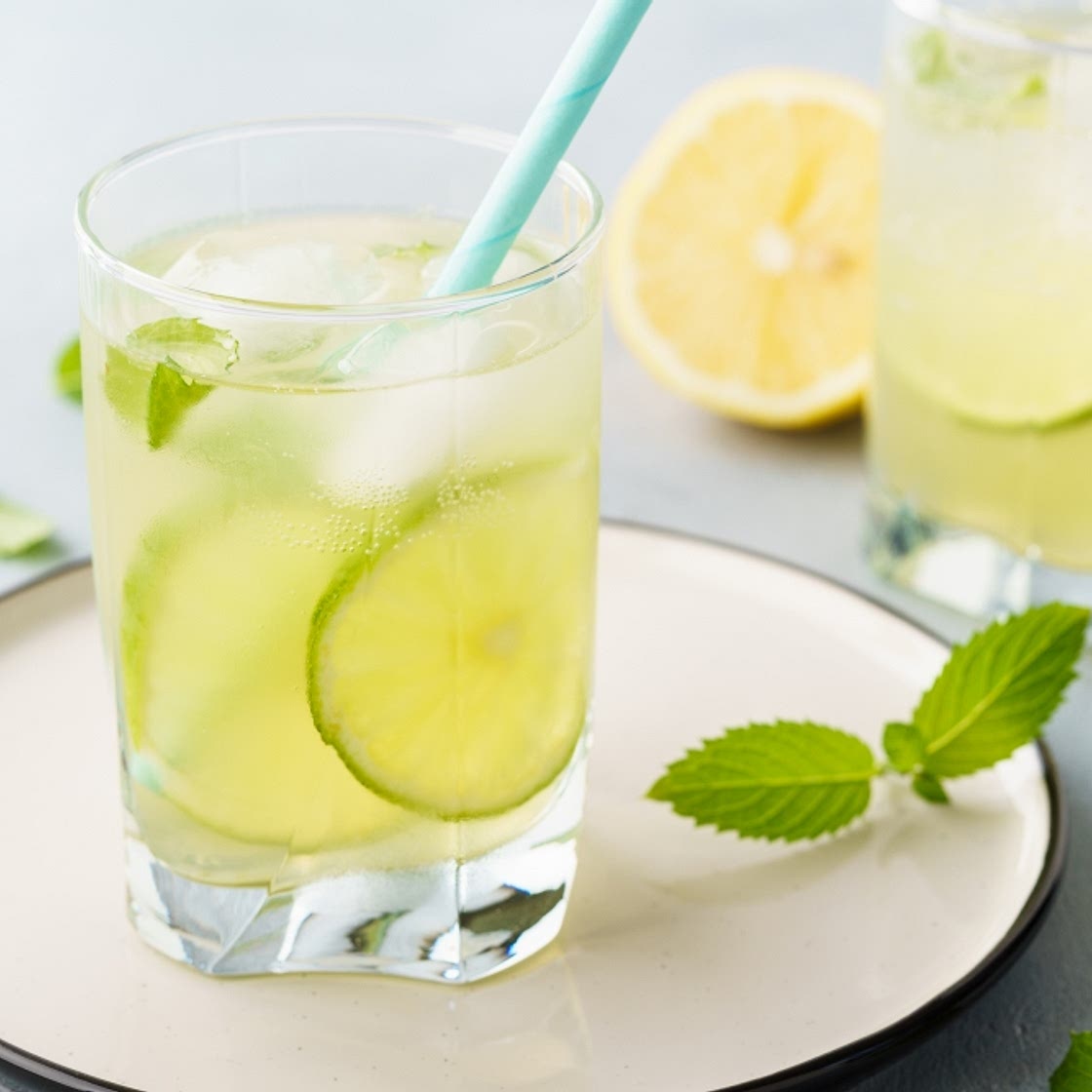 Домашний лимонад с мятой
