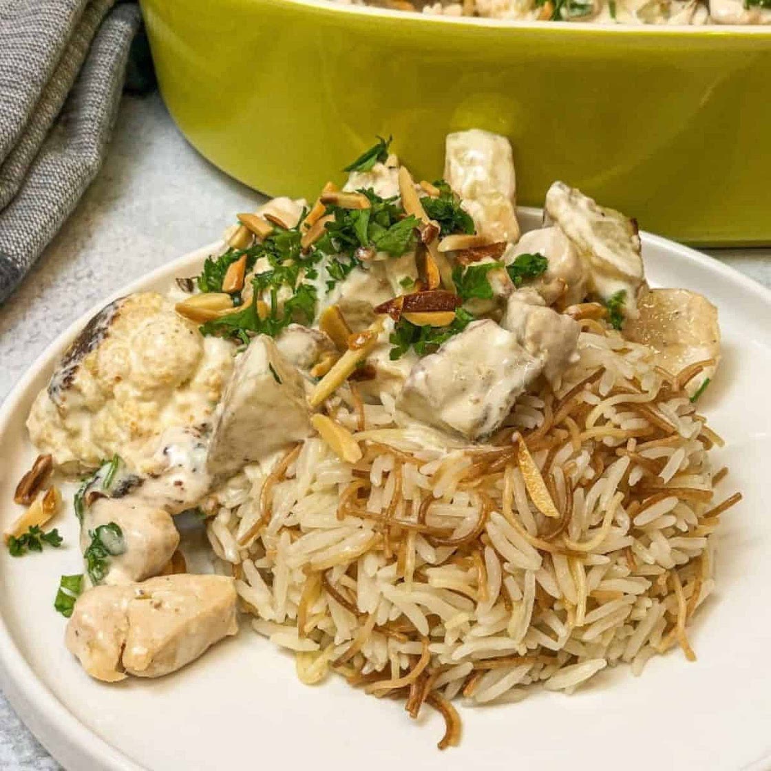 Cauliflower Tahini Bake