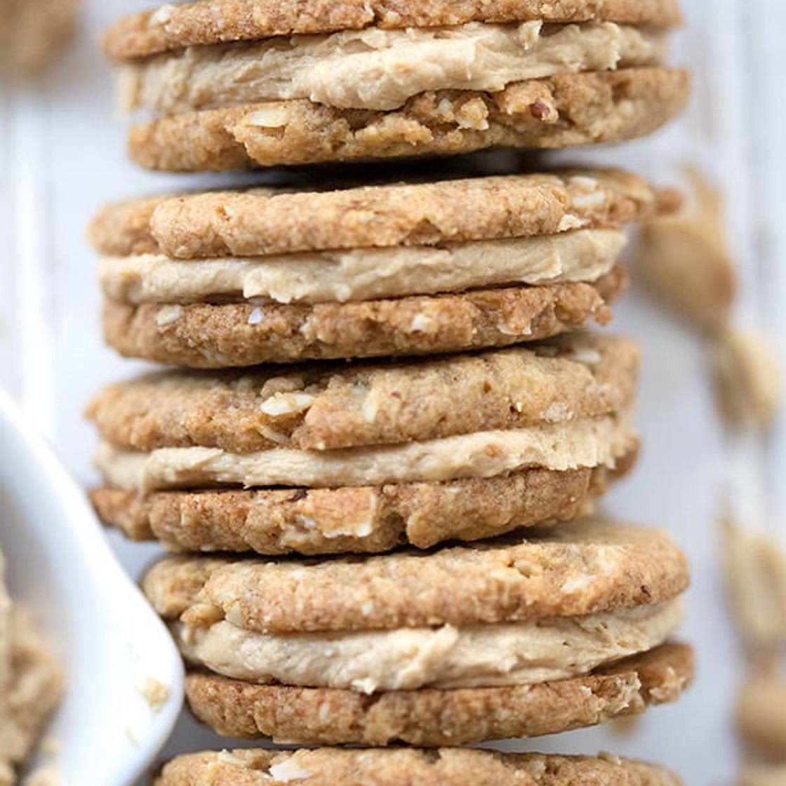 Keto Peanut Butter Oatmeal Cookies
