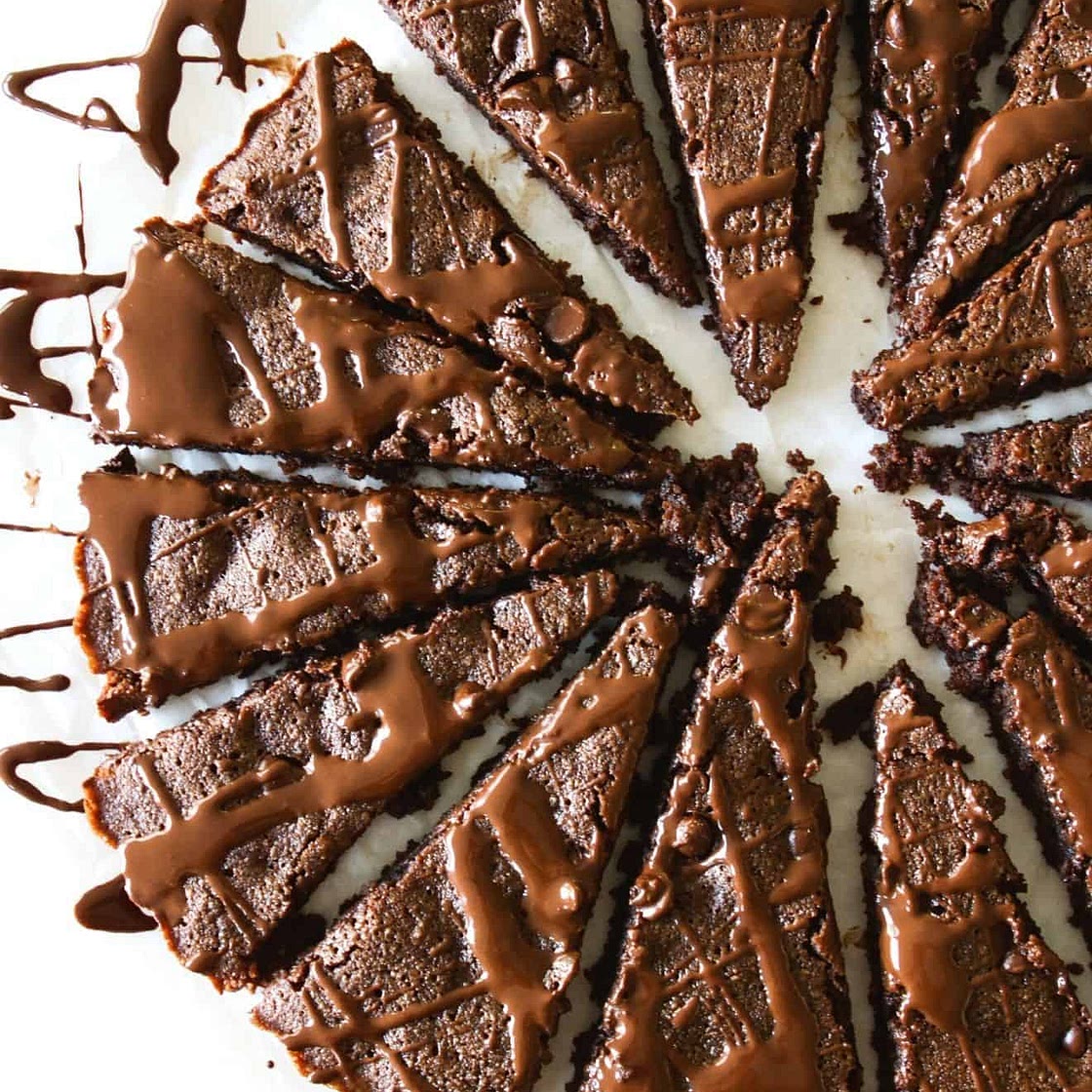 Fudgey Chocolate Brownie Cake