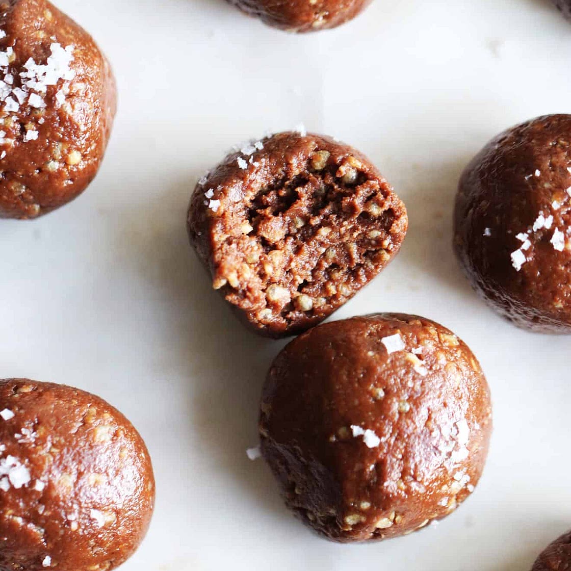 5-Min Crunchy Chocolate Peanut Butter Balls